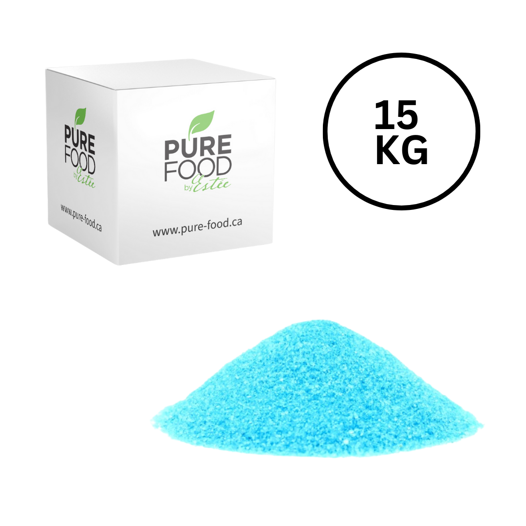 Food Service - 15 KG Bulk Case - Blue Sanding Sugar