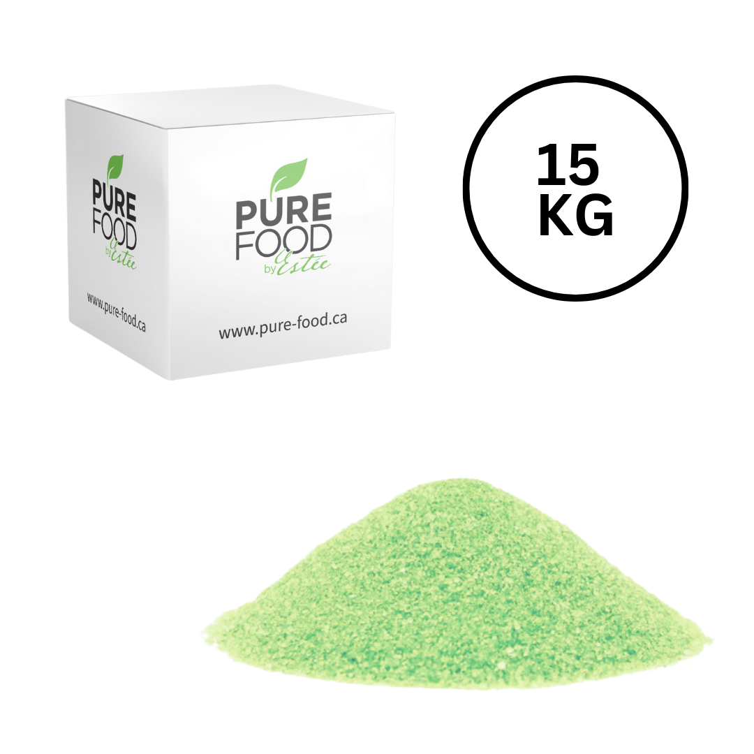 Food Service - 15 KG Bulk Case - Green Sanding Sugar