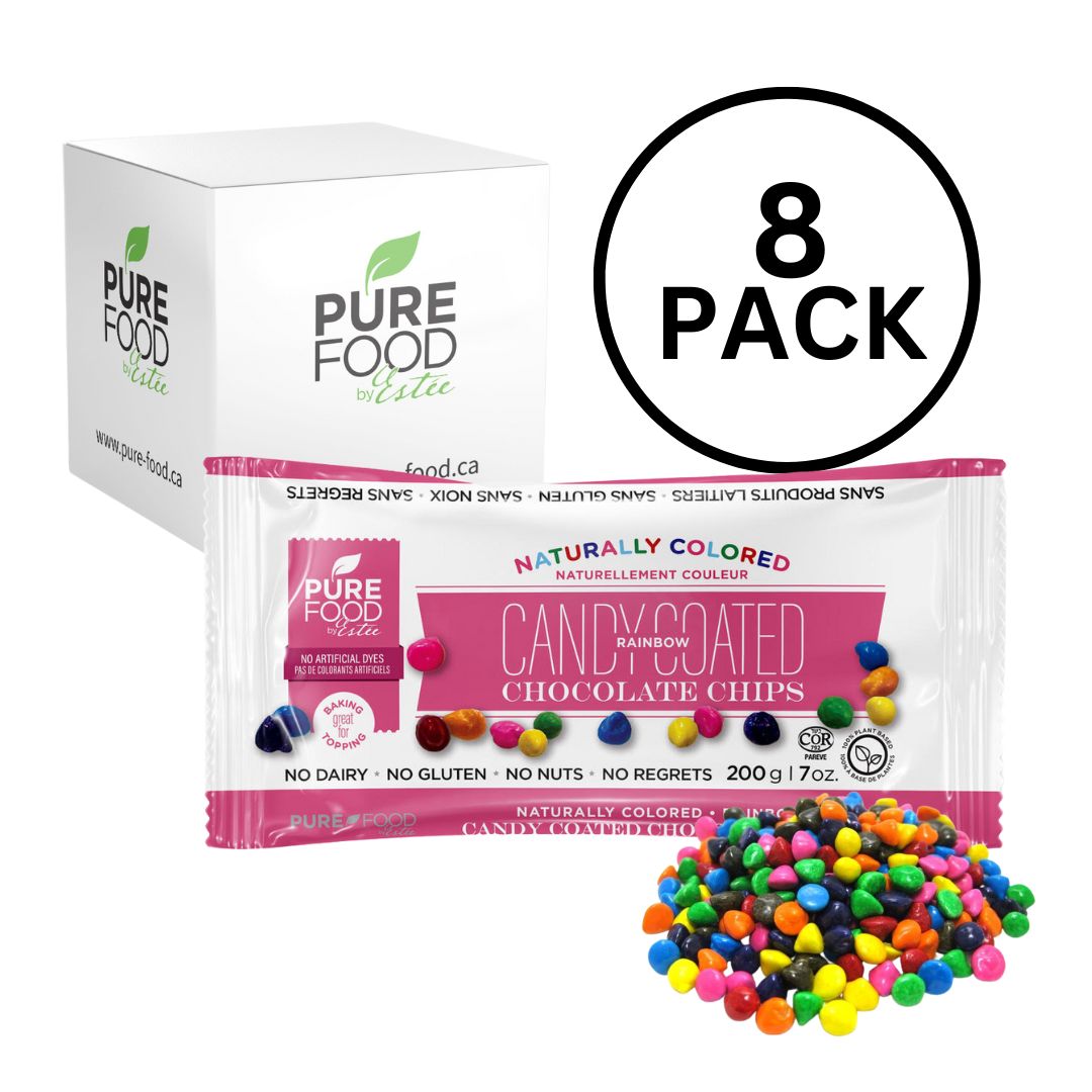 Rainbow Candy Coated Chocolate Chips - 8 Pack Unit (8X7OZ)