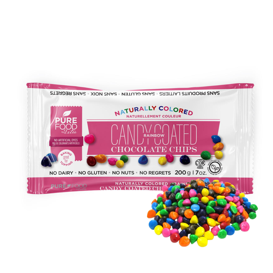 Rainbow Candy Coated Chocolate Chips - 7 OZ - Single Bag