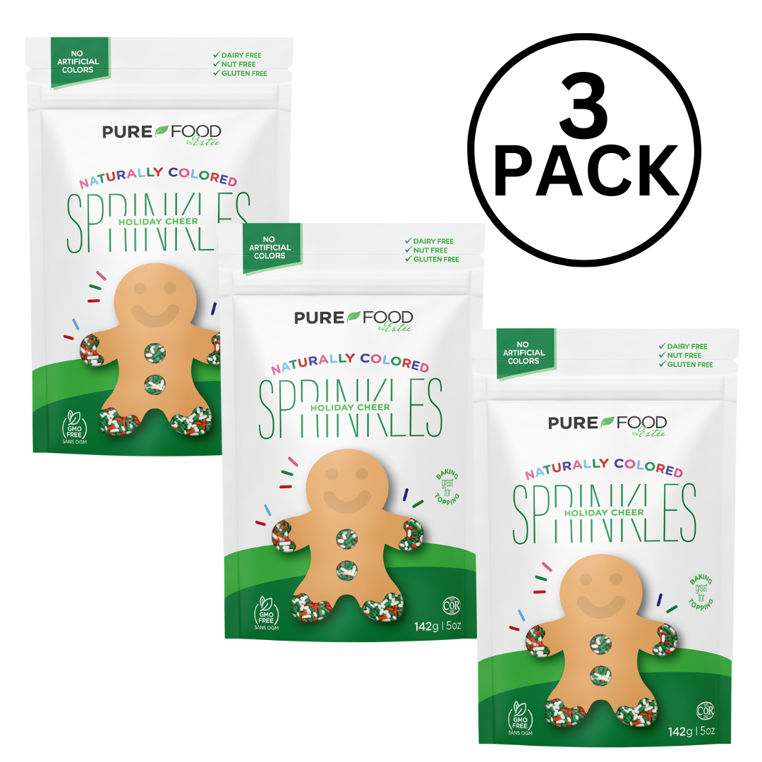 Holiday All Natural Sprinkles - 5 OZ -  3 Pack