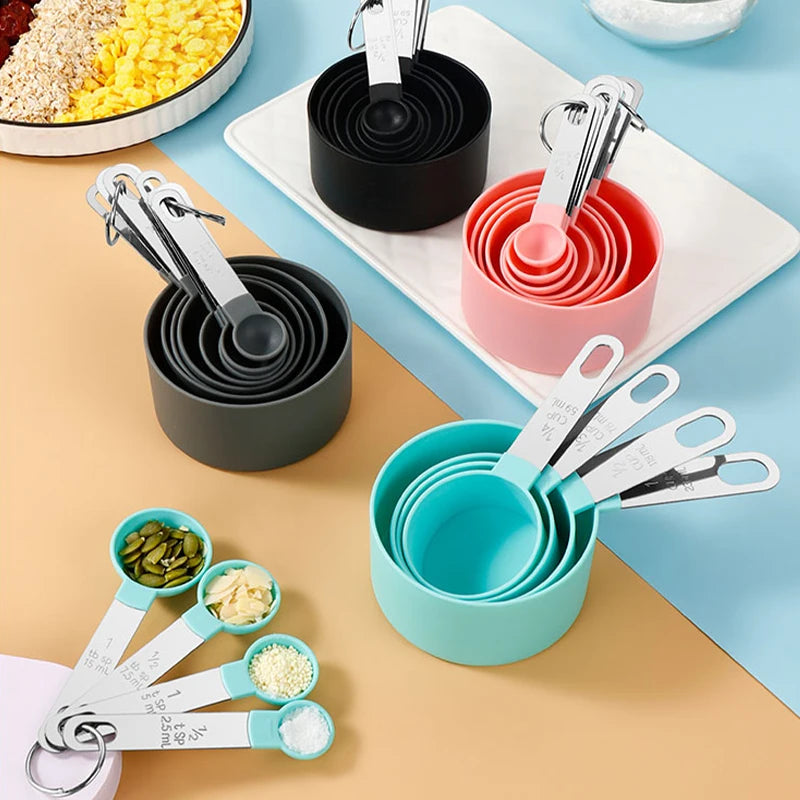 Stainless Steel Measuring Spoons and Cups